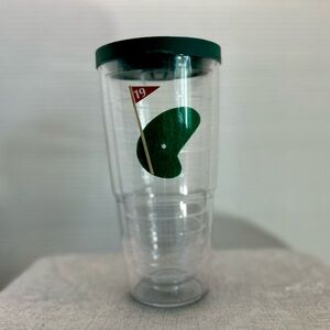 16 oz. Tervis tumbler, Golf Hole 19 with Green lid